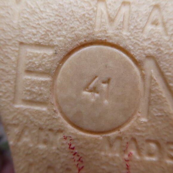 Spring Step Viniko Floral Leather Open Toe Wedge Slide Sandals Womens 41 US 10 - Picture 13 of 13